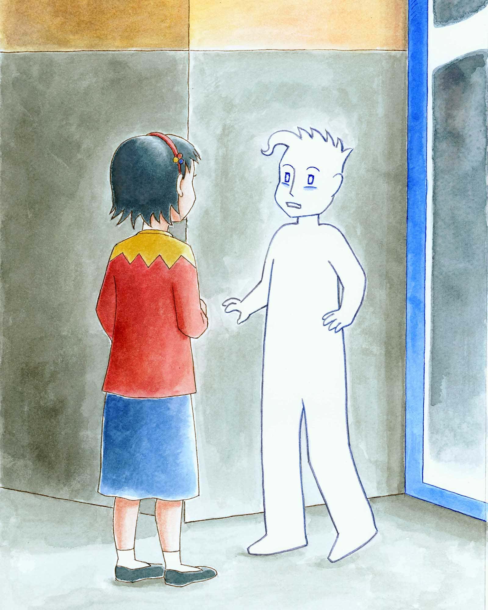 Roberta Mazzoni artwork based on a icelandic writer